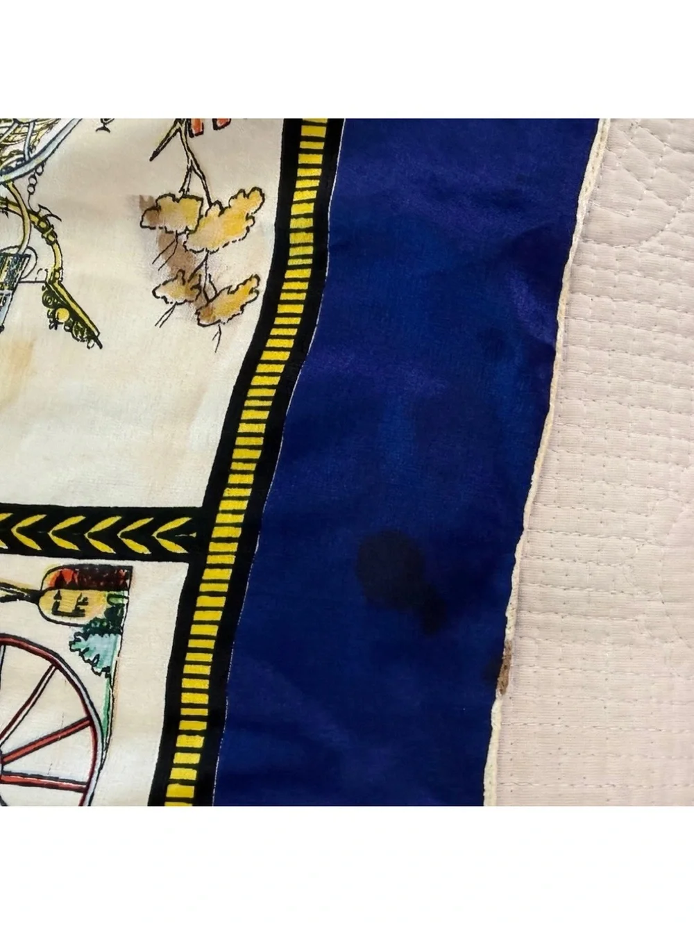 Vintage silk scarf